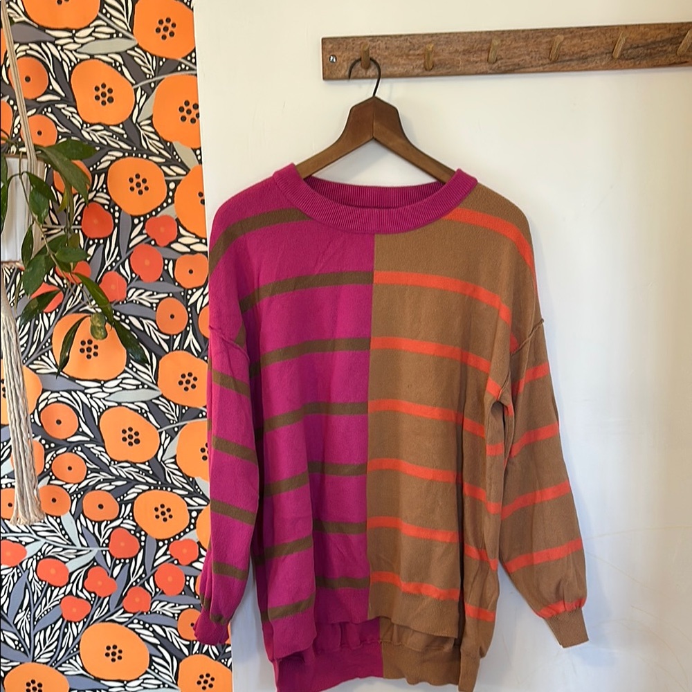 Colorful Striped Sweater